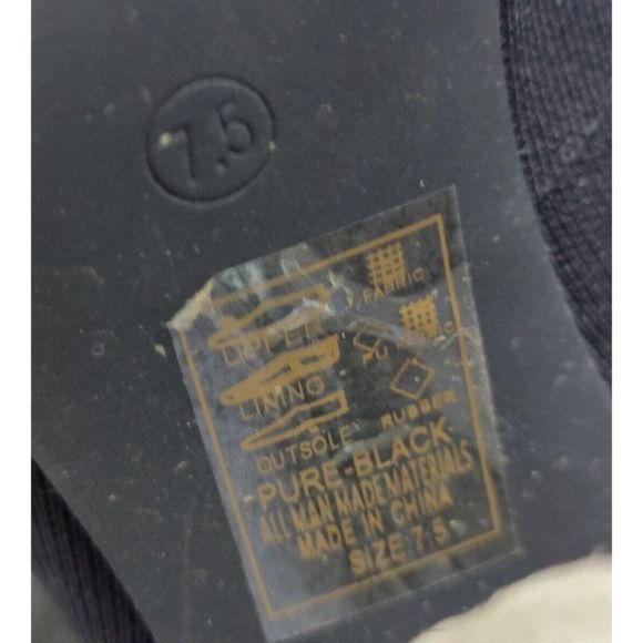 Azalea Wang Black Stretchy Bootie Spool clear High heels US size 7.5 - Picture 10 of 10